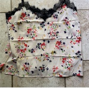 VERONICA BEARD Gil Floral Stretch-Silk Lace Cami